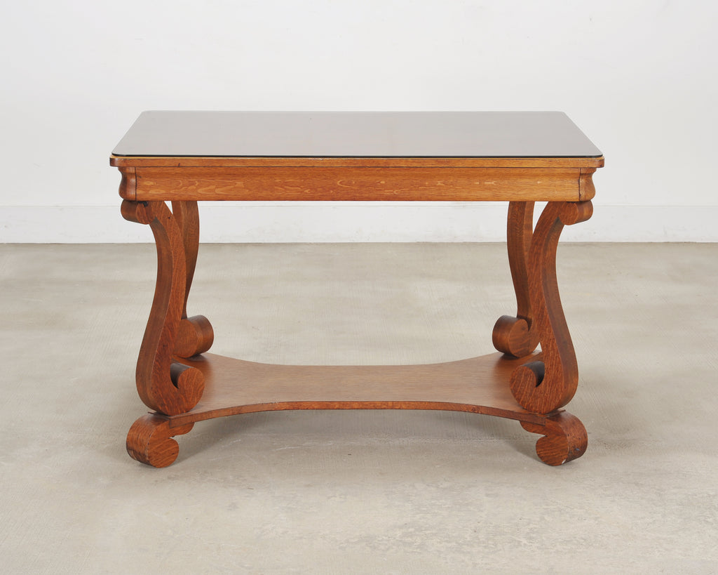 American Empire Oak Library Table from "And Just Like That…"