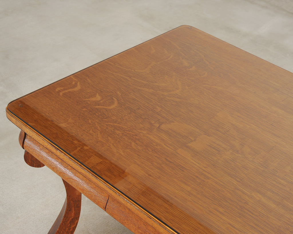 American Empire Oak Library Table from "And Just Like That…"
