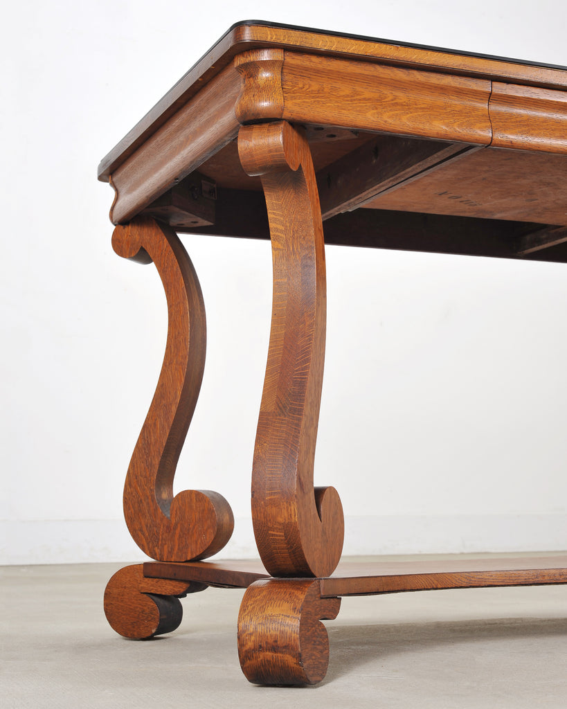 American Empire Oak Library Table from "And Just Like That…"