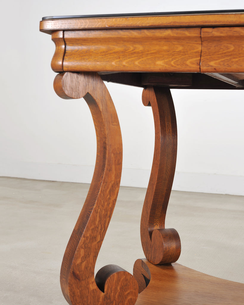 American Empire Oak Library Table from "And Just Like That…"