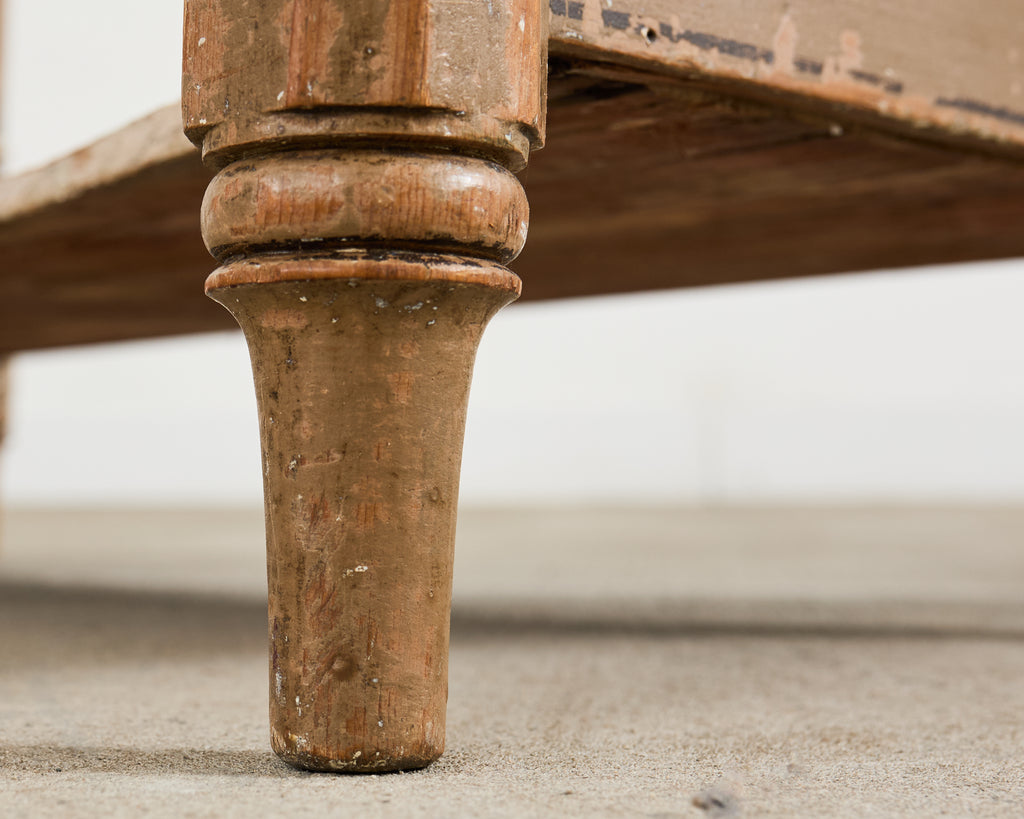 19th Century Country English Victorian Painted Washstand