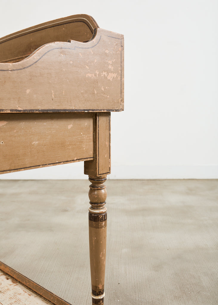 19th Century Country English Victorian Painted Washstand