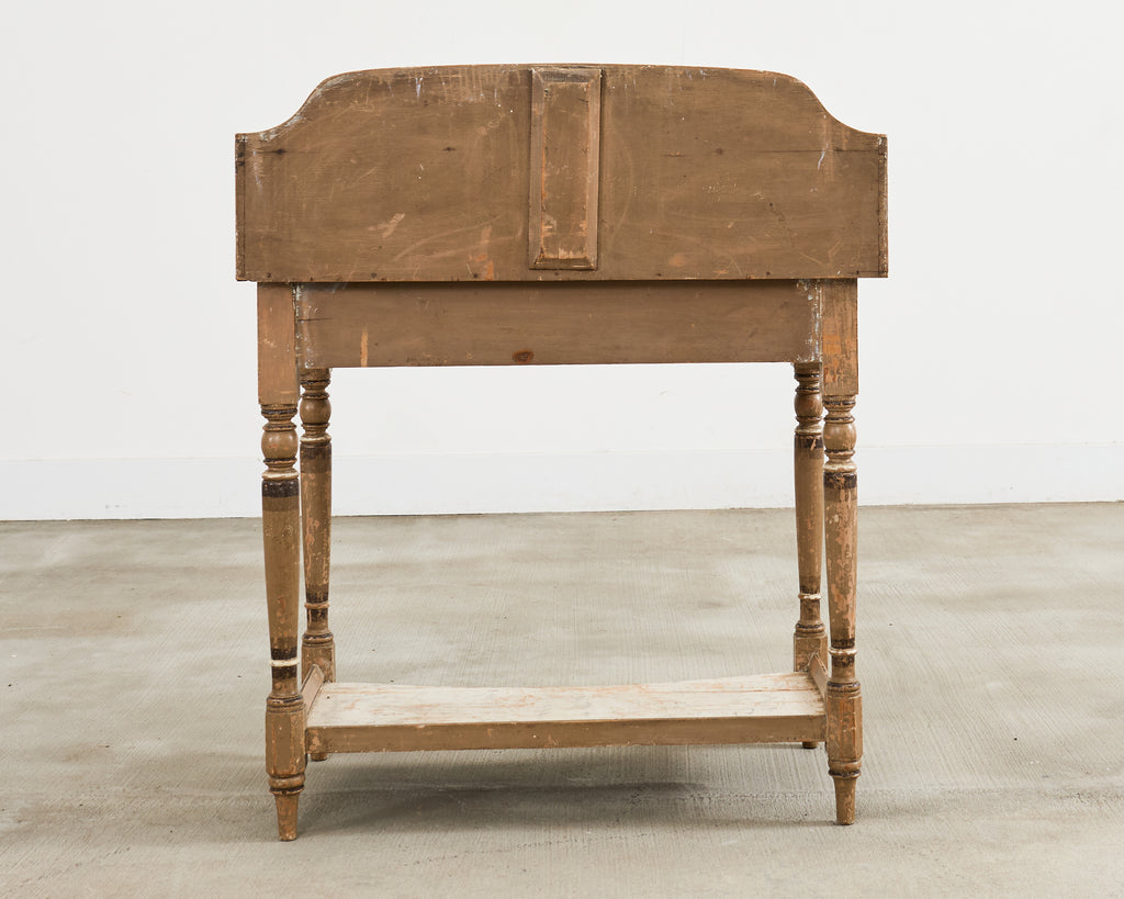 19th Century Country English Victorian Painted Washstand