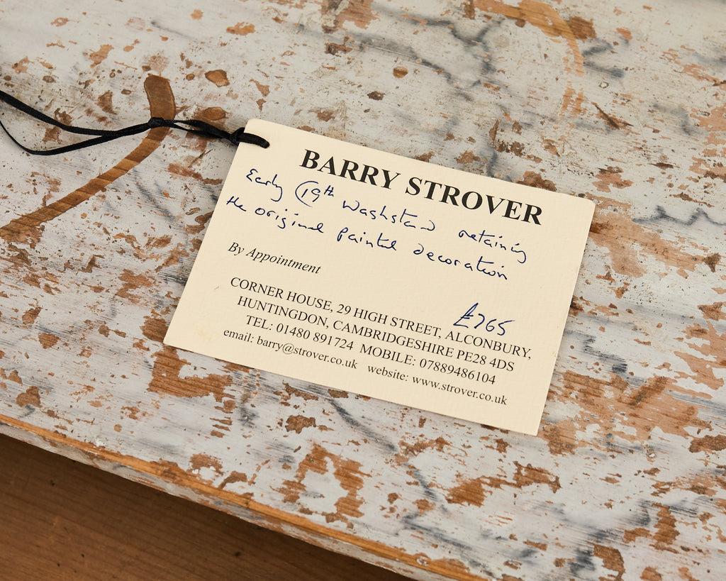 19th Century Country English Victorian Painted Washstand