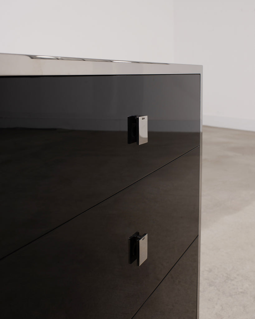 Ralph Lauren Art Deco Style Lacquered Duke Nightstand