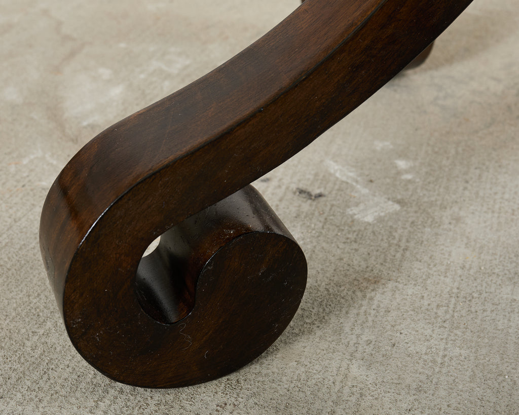 Arteriors Regency Style Round Veneered Center Table