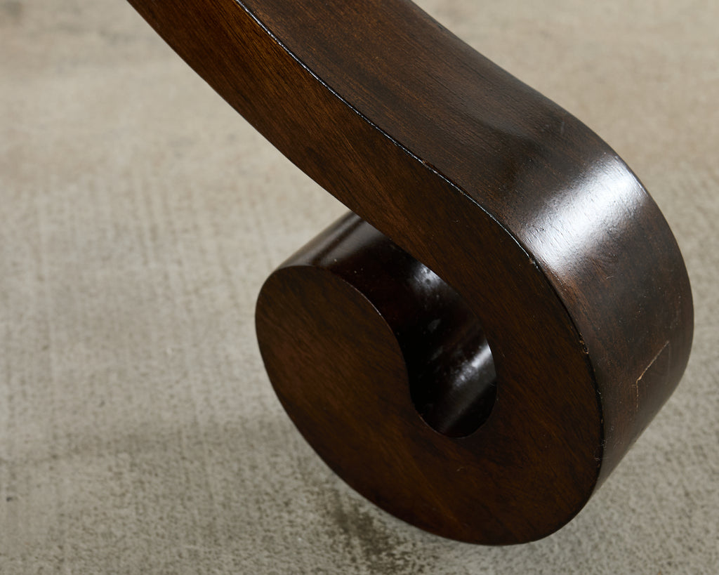 Arteriors Regency Style Round Veneered Center Table