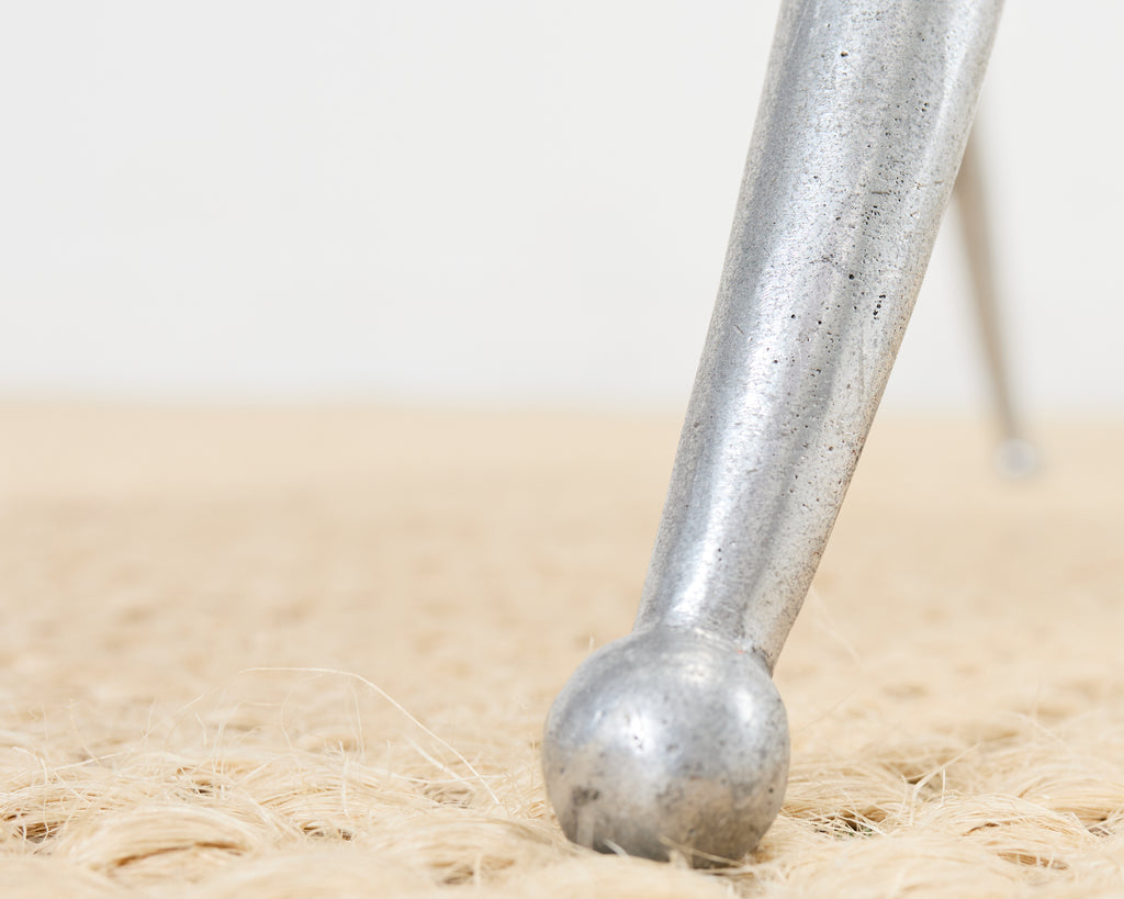 Set of Four Arthur Court Horned Antler Aluminum Dining Chairs