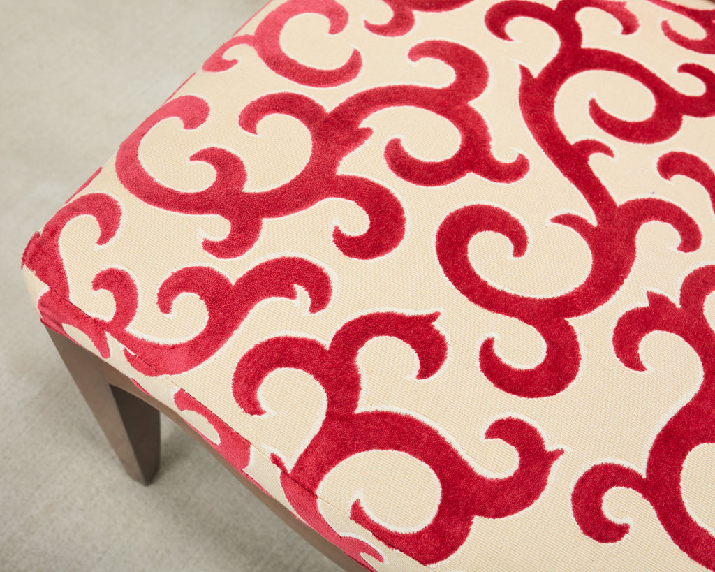 Set of Six Barbara Barry Baker Mahogany Dining Chairs