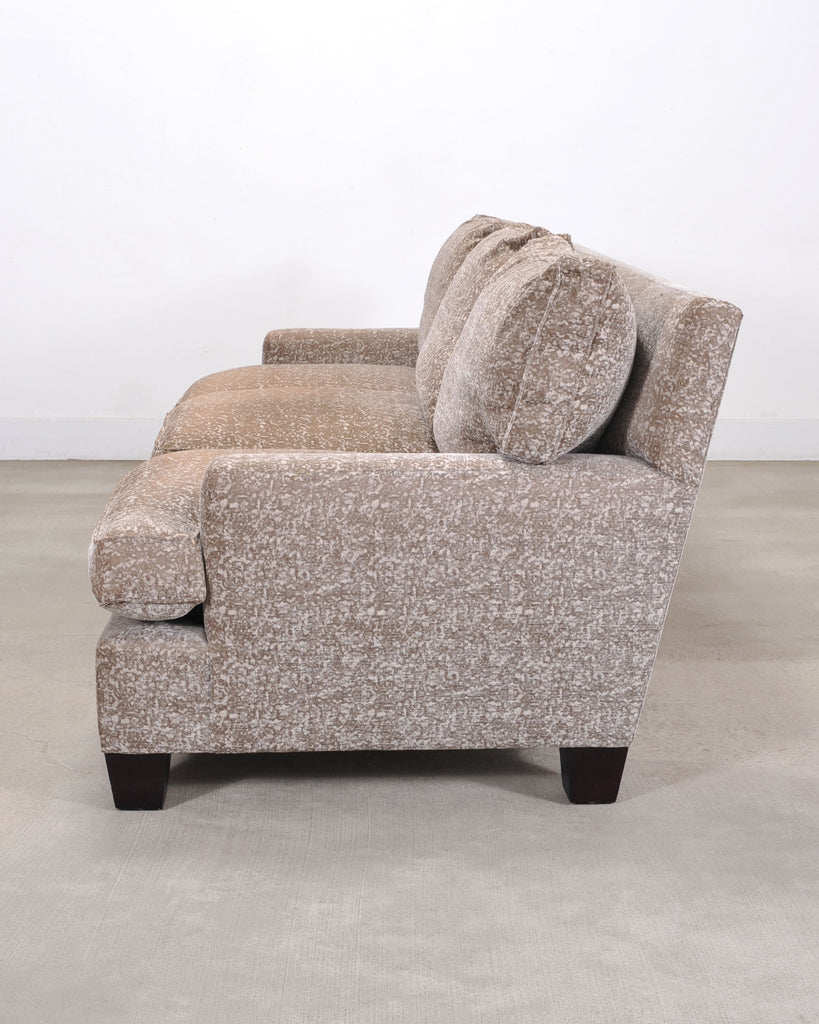 Barbara Barry for Baker Loose Back Sofa in Taupe Upholstery