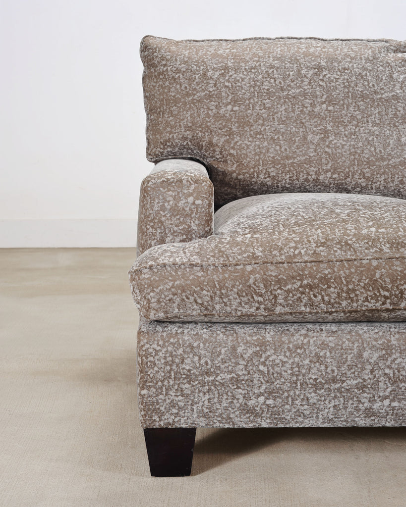 Barbara Barry for Baker Loose Back Sofa in Taupe Upholstery