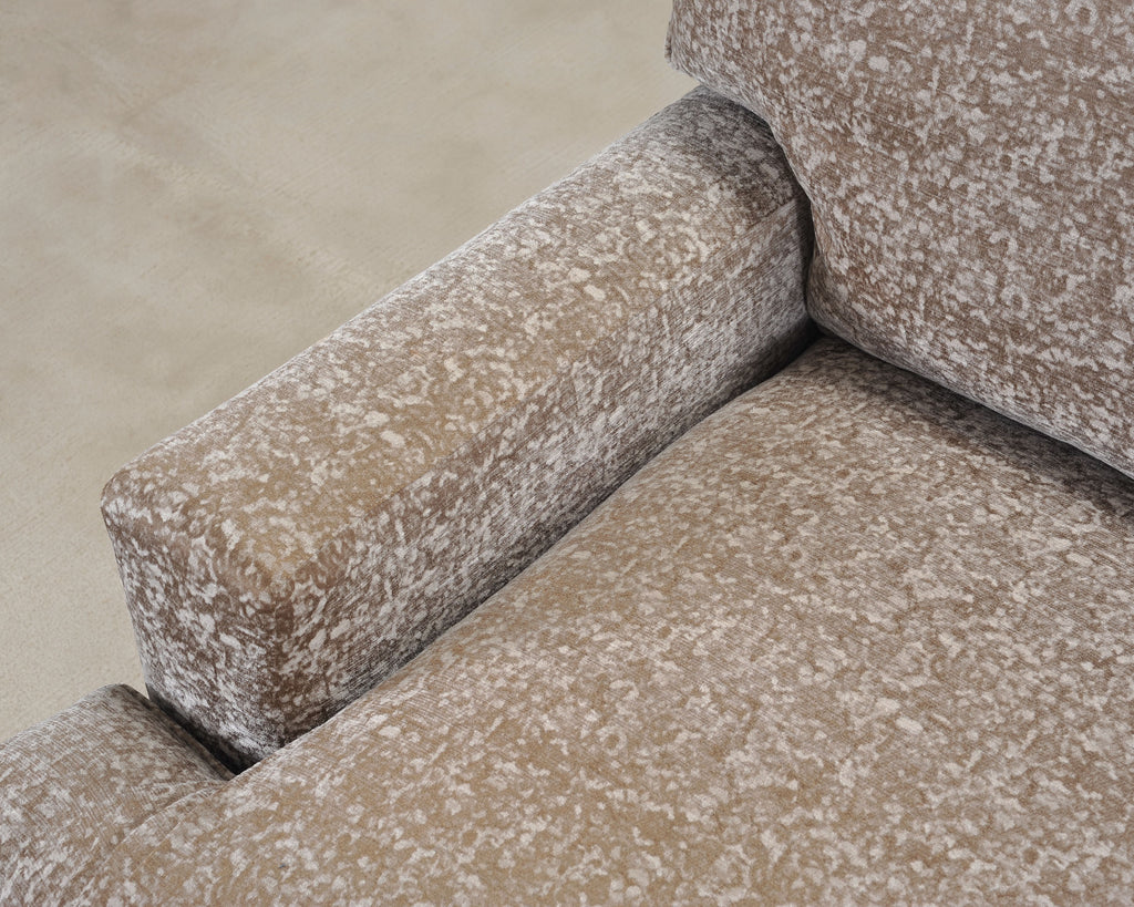 Barbara Barry for Baker Loose Back Sofa in Taupe Upholstery