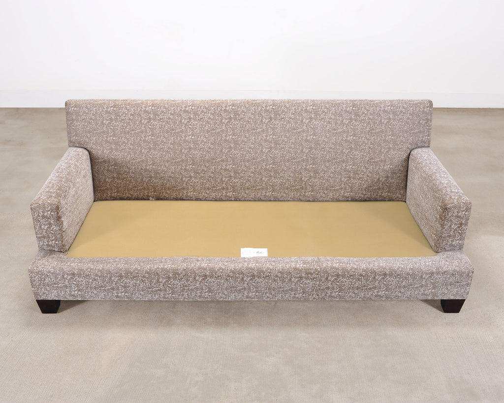 Barbara Barry for Baker Loose Back Sofa in Taupe Upholstery