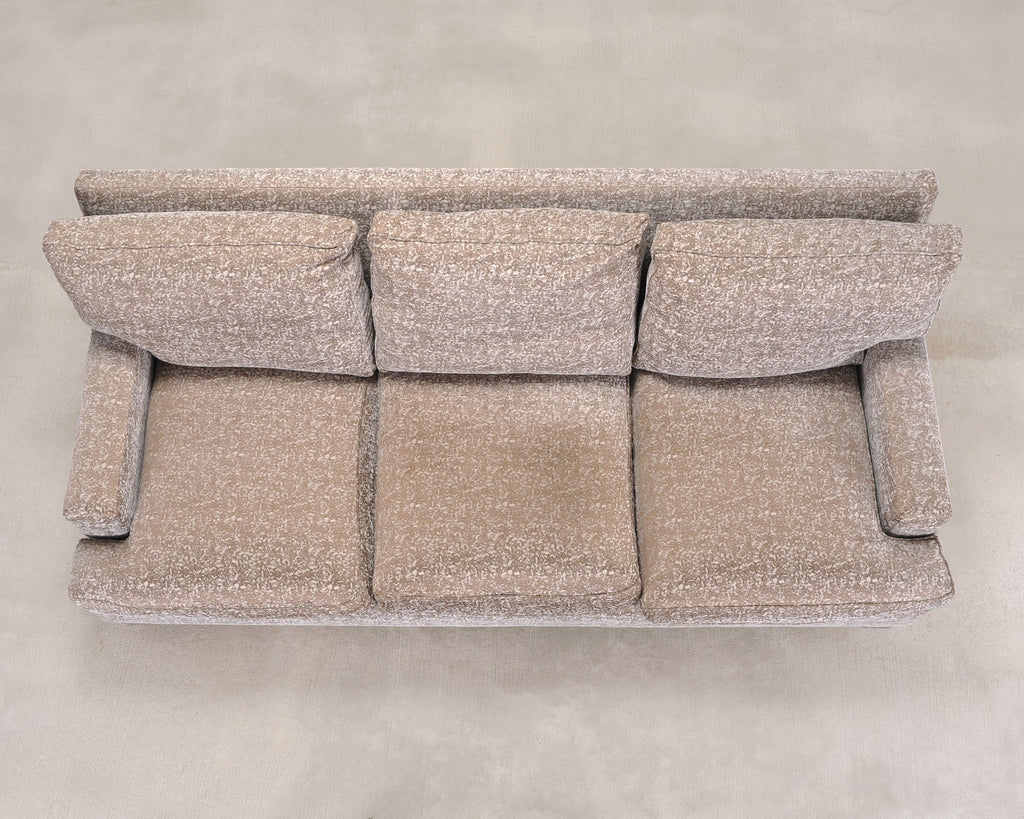 Barbara Barry for Baker Loose Back Sofa in Taupe Upholstery
