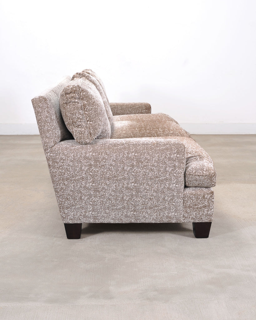 Barbara Barry for Baker Loose Back Sofa in Taupe Upholstery