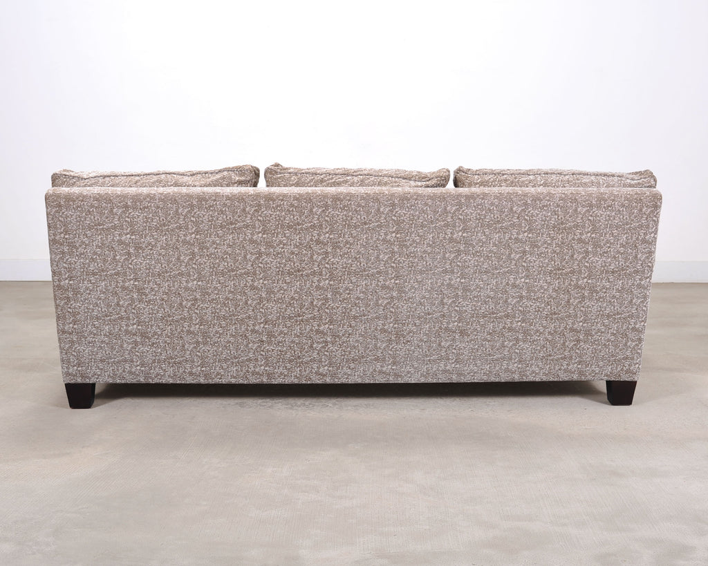 Barbara Barry for Baker Loose Back Sofa in Taupe Upholstery