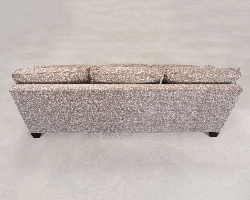 Barbara Barry for Baker Loose Back Sofa in Taupe Upholstery
