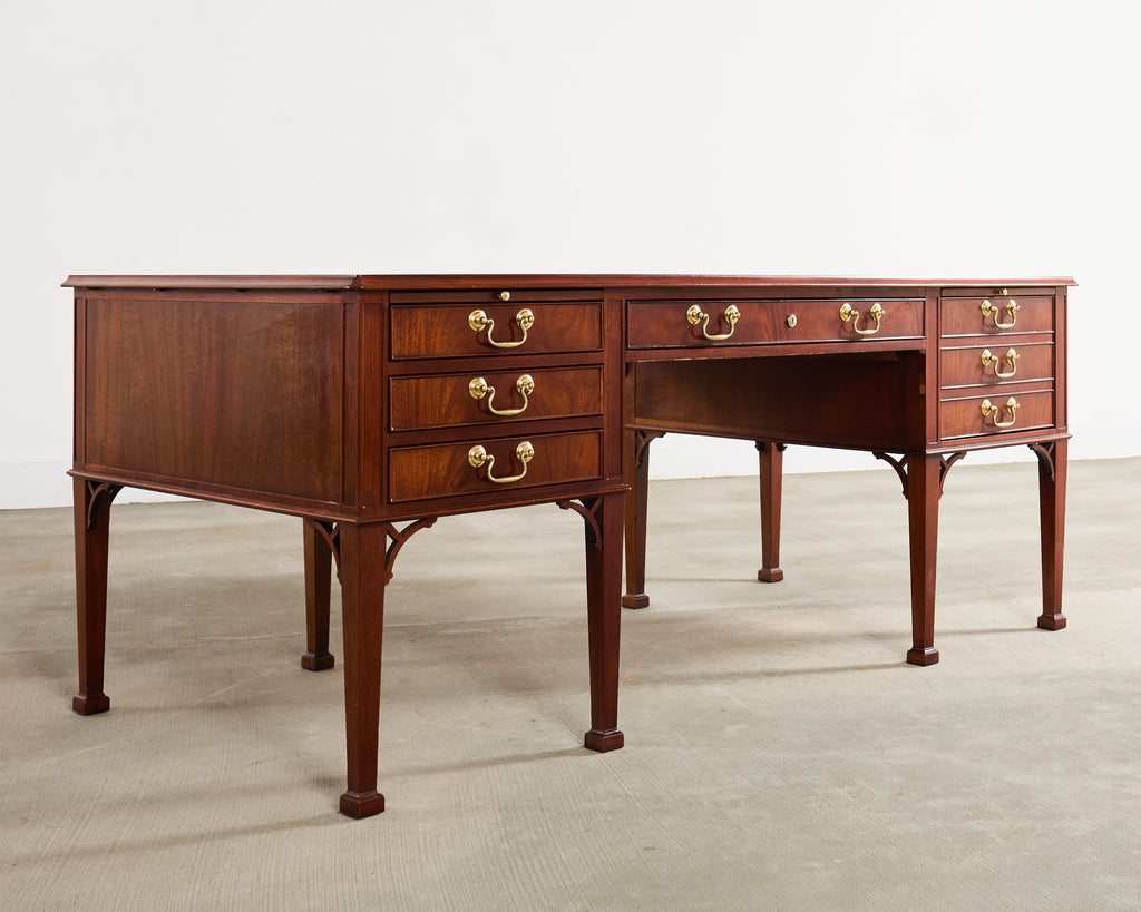 Baker Collector's Edition Georgian Mahogany Writing Table Desk