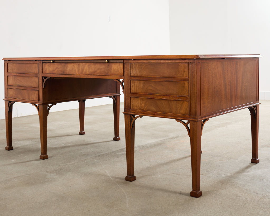 Baker Collector's Edition Georgian Mahogany Writing Table Desk