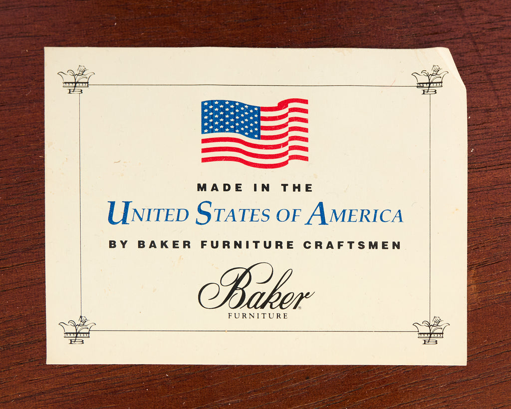 Baker Collector's Edition Georgian Mahogany Writing Table Desk