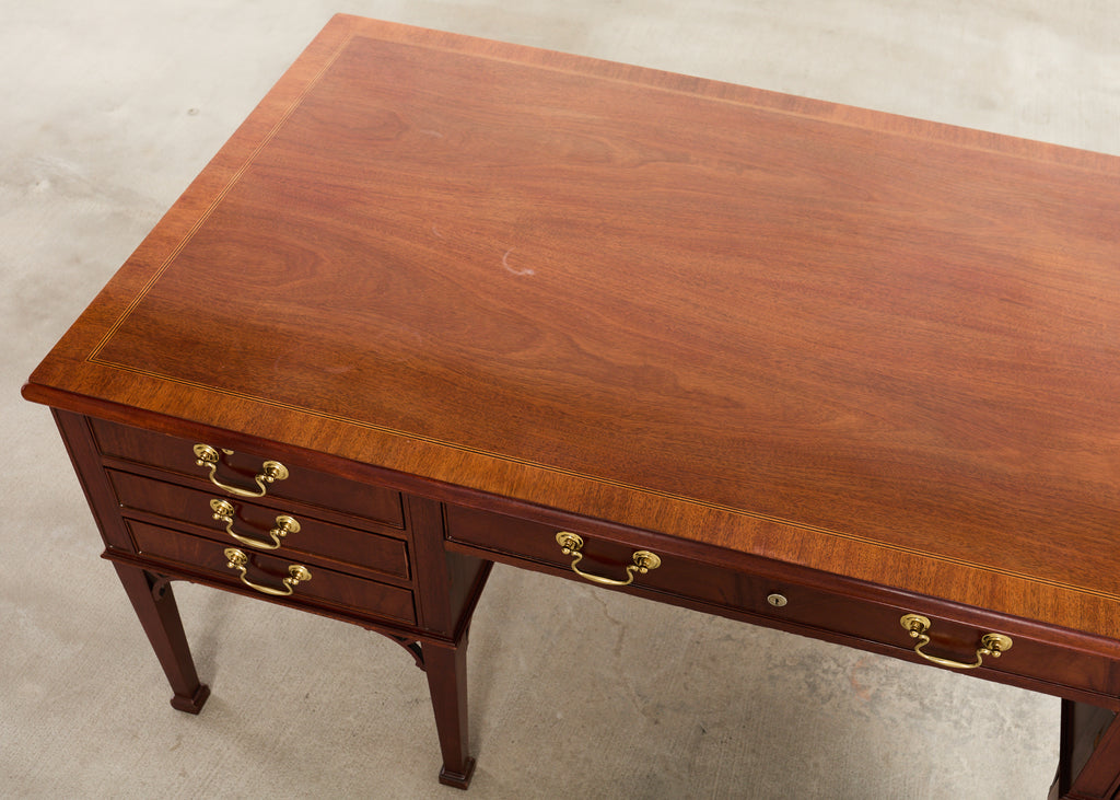 Baker Collector's Edition Georgian Mahogany Writing Table Desk