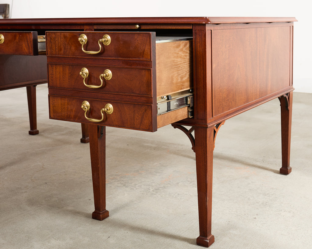 Baker Collector's Edition Georgian Mahogany Writing Table Desk