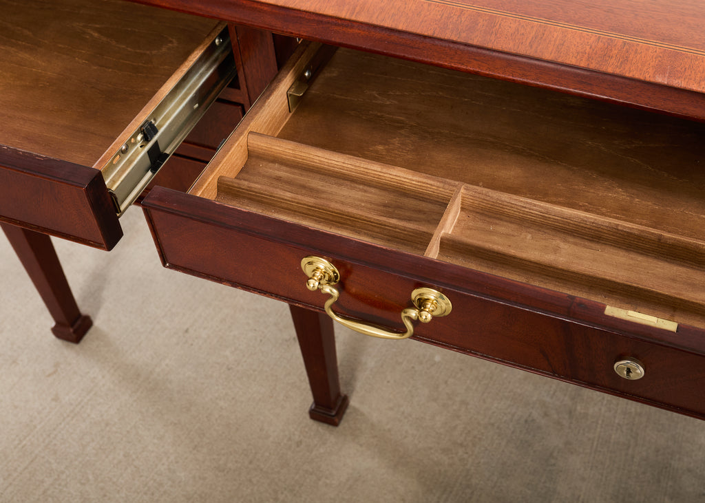 Baker Collector's Edition Georgian Mahogany Writing Table Desk