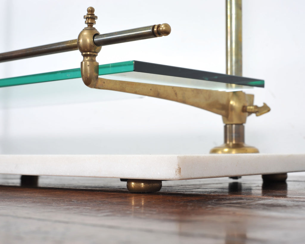 French Bronze Marble Patisserie Pastry Shelf Display Stand