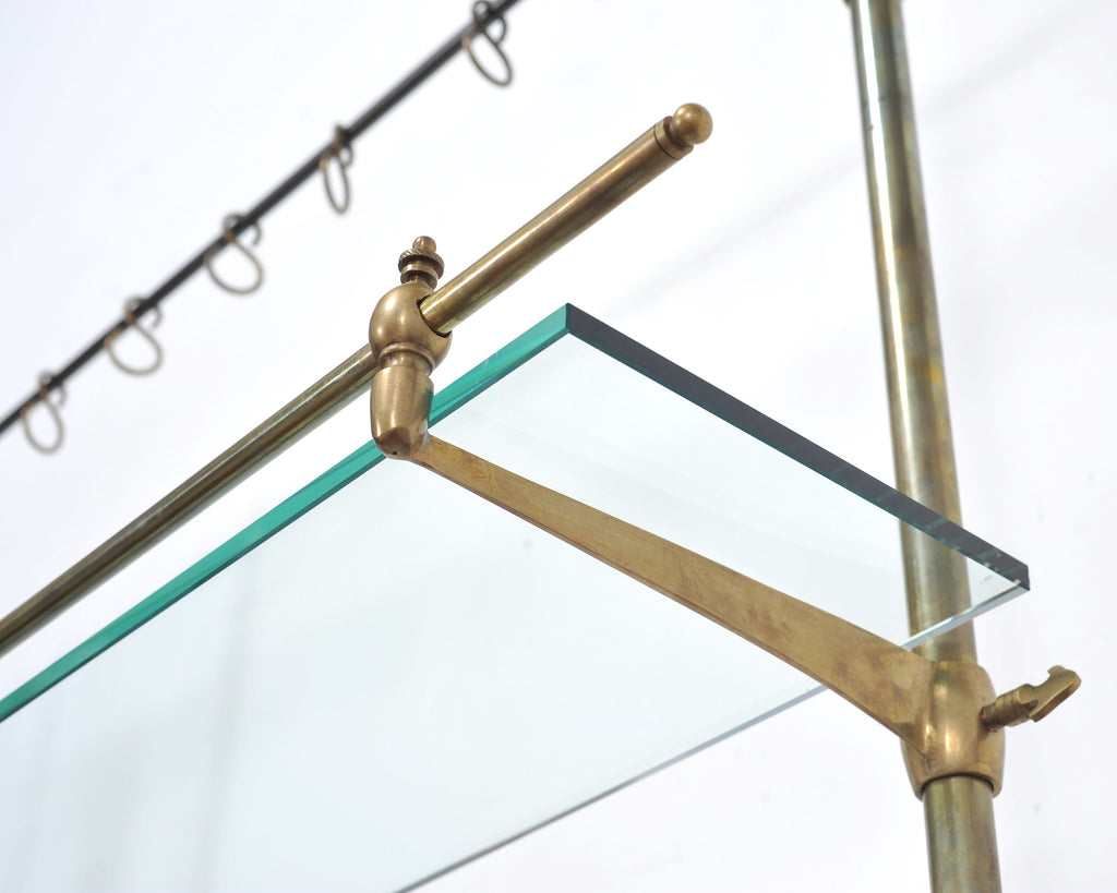 French Bronze Marble Patisserie Pastry Shelf Display Stand