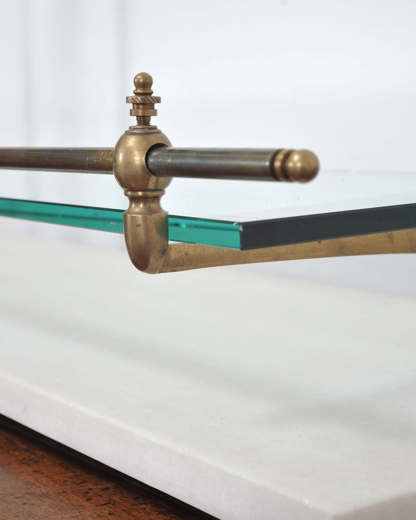 French Bronze Marble Patisserie Pastry Shelf Display Stand