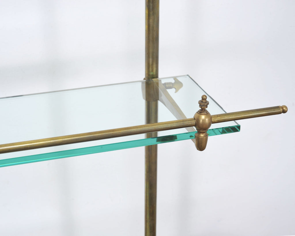 French Bronze Marble Patisserie Pastry Shelf Display Stand