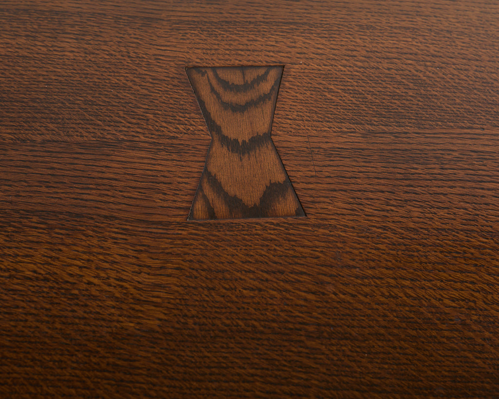 Country French Provincial Oak Farmhouse Baluster Leg Dining Table