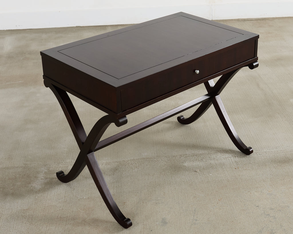 Barbara Barry for Baker Regency Style Mahogany Nightstand