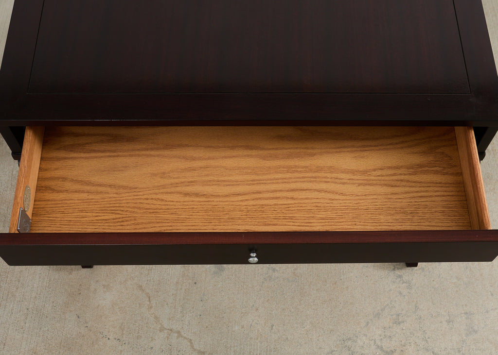 Barbara Barry for Baker Regency Style Mahogany Nightstand