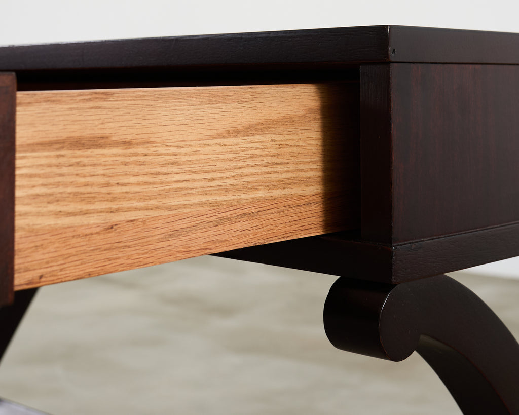 Barbara Barry for Baker Regency Style Mahogany Nightstand