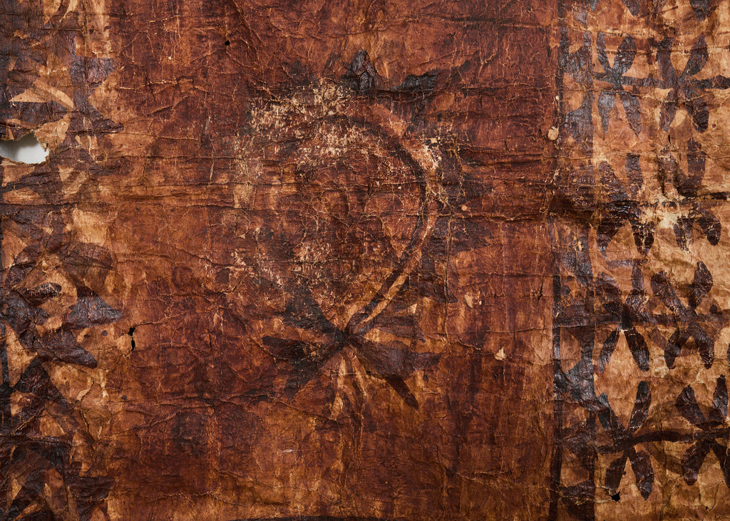 Tribal Style 12 Ft Polynesian Tapa Bark Cloth from Tonga