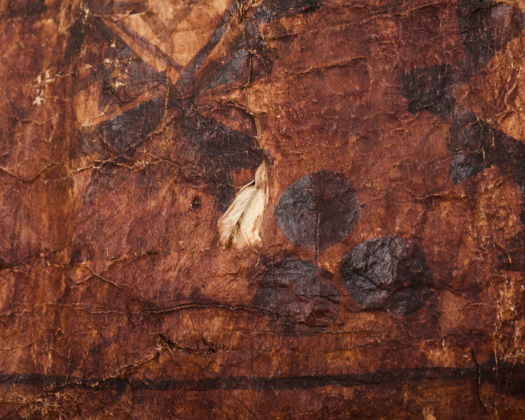 Tribal Style 12 Ft Polynesian Tapa Bark Cloth from Tonga