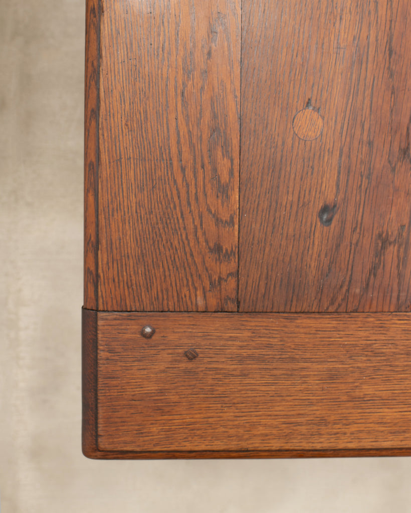 19th C. French Louis XVIII Style Oak Barley Twist Dining Table 7 Ft