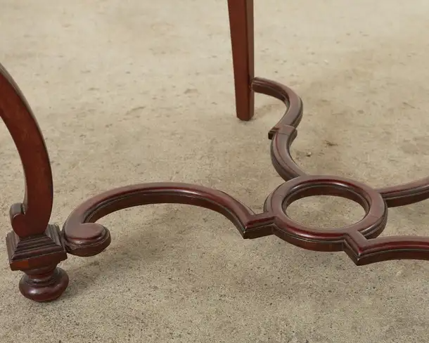 Set of Ten English Chippendale Style Mahogany Dining Chairs