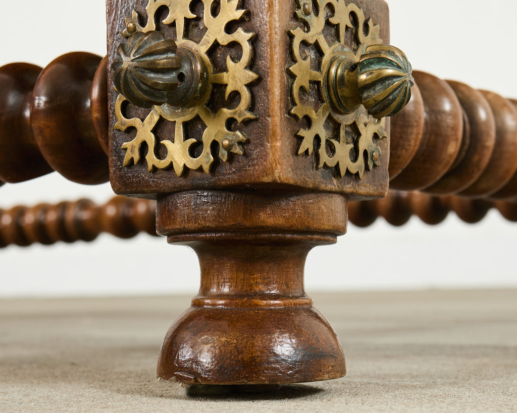 Portuguese Baroque Style Rosewood Library Table or Center Table