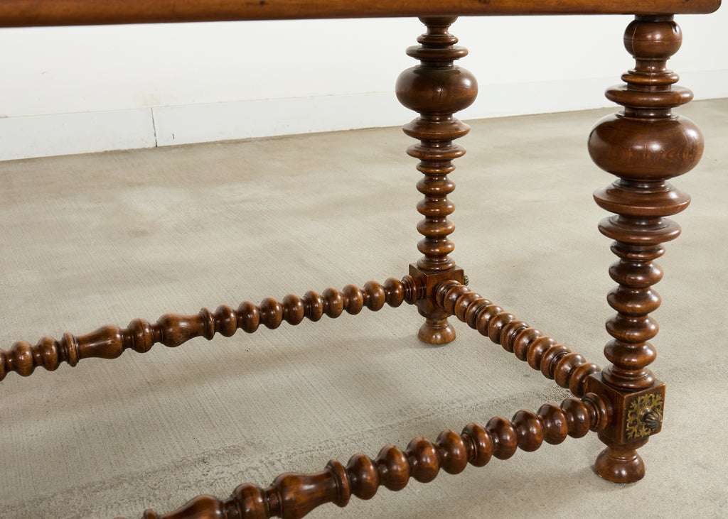 Portuguese Baroque Style Rosewood Library Table or Center Table