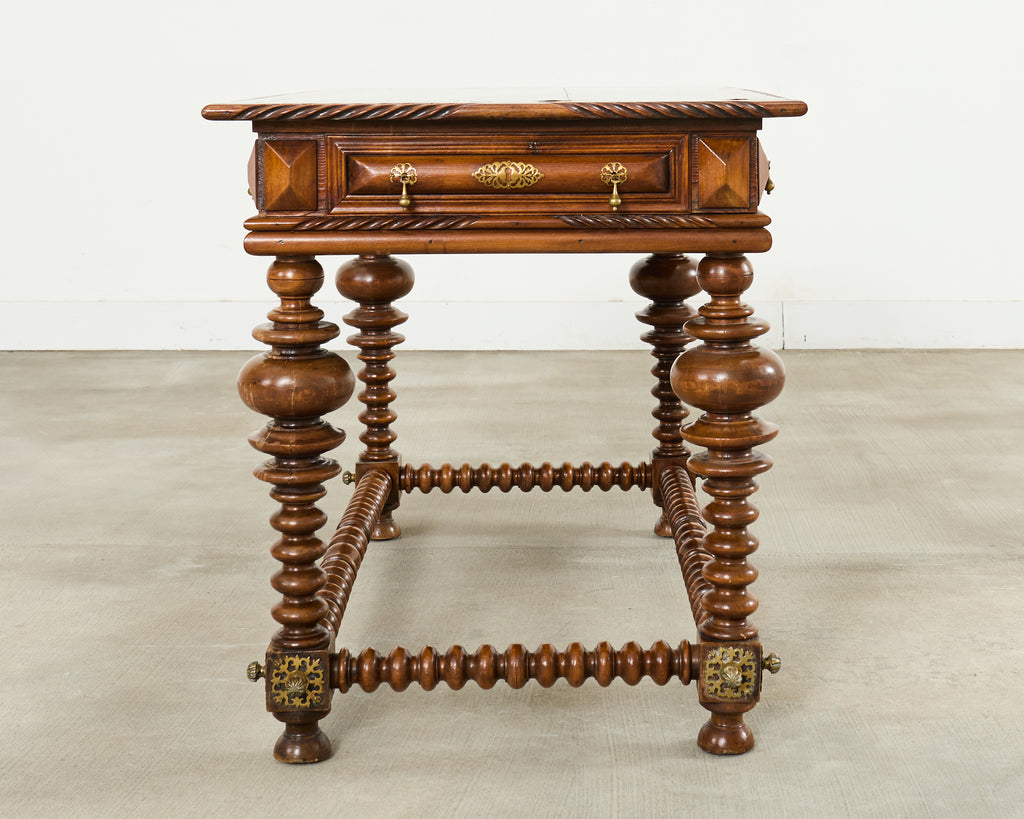 Portuguese Baroque Style Rosewood Library Table or Center Table