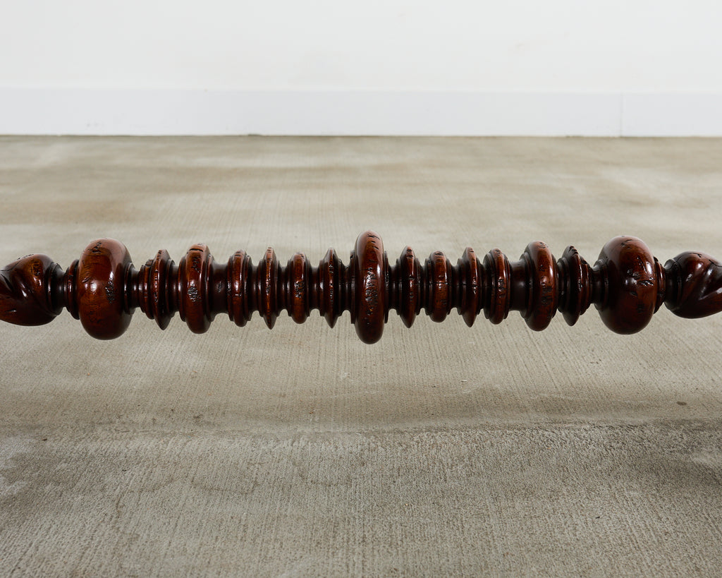 Portuguese Baroque Style Library Table by Alfonso Marina