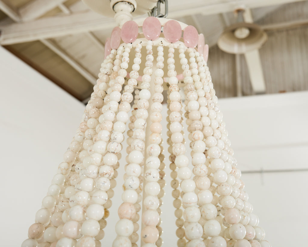 Marjorie Skouras Samantha Empire Chandelier Turquoise + Quartz