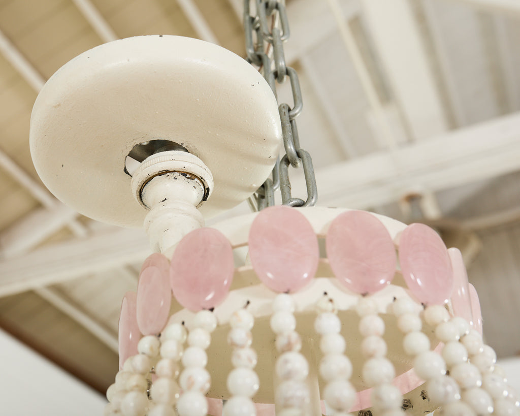 Marjorie Skouras Samantha Empire Chandelier Turquoise + Quartz