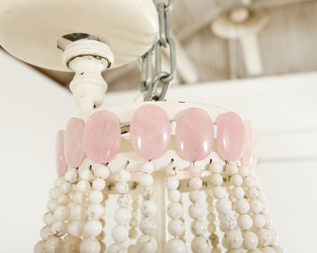 Marjorie Skouras Samantha Empire Chandelier Turquoise + Quartz