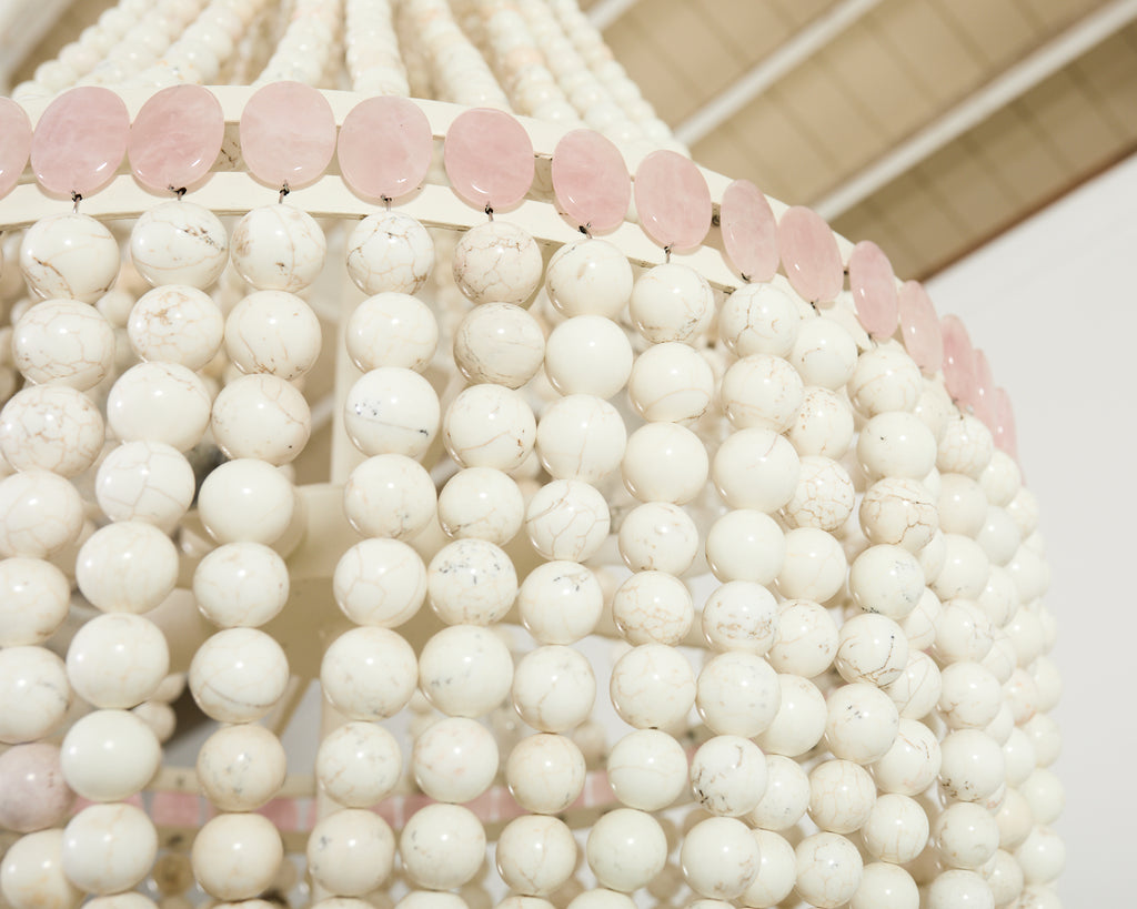 Marjorie Skouras Samantha Empire Chandelier Turquoise + Quartz