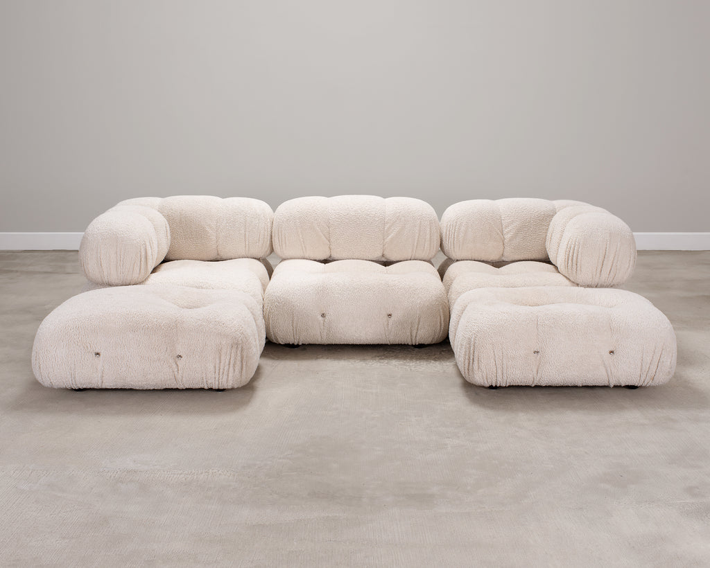 Mario Bellini "Camaleonda" Boucle Sofa by B&B Italia Set of 5