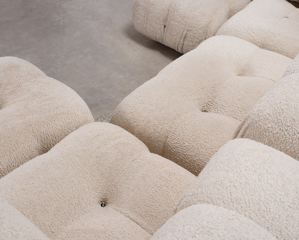 Mario Bellini "Camaleonda" Boucle Sofa by B&B Italia Set of 5