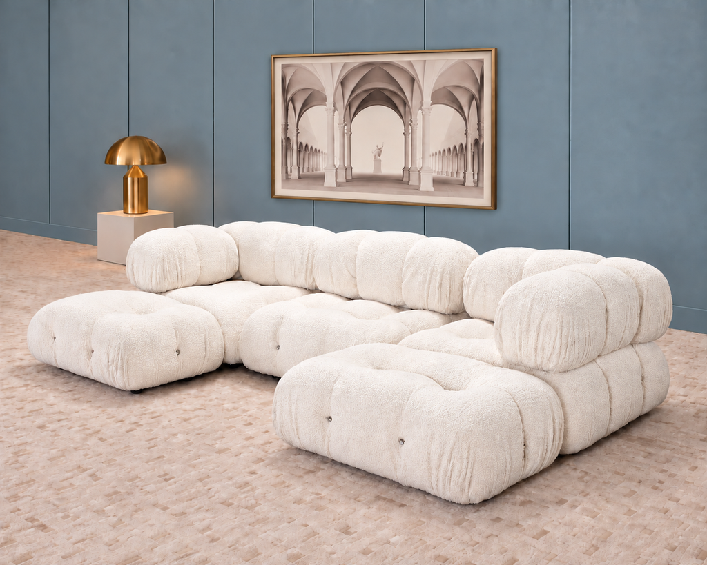 Mario Bellini "Camaleonda" Boucle Sofa by B&B Italia Set of 5